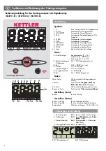 Preview for 2 page of Kettler ST2701-8 Operating Instructions Manual