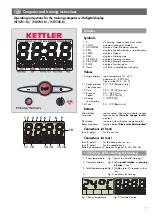 Preview for 7 page of Kettler ST2701-8 Operating Instructions Manual