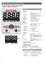 Preview for 40 page of Kettler ST2701-8 Operating Instructions Manual