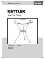 Предварительный просмотр 1 страницы Kettler T2501-0200 Assembly Instruction