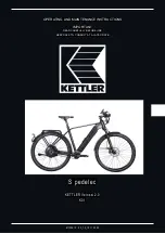 Kettler Velossi 2.0 K01 Operating And Maintenance Instructions Manual preview