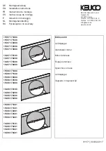 KEUCO 11496 170100 Installation Instructions Manual предпросмотр