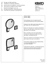 Preview for 1 page of KEUCO 17612 01 9003 Installation And Operating Instructions Manual