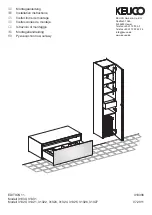 Предварительный просмотр 1 страницы KEUCO 31320 Installation Instructions Manual