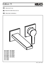 KEUCO Edition 11 51116 010250 Instructions For Use Manual preview