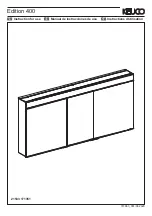 Предварительный просмотр 1 страницы KEUCO Edition 400 21533 171351 Instructions For Use Manual