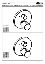 Preview for 1 page of KEUCO Edition 400 51573 015181 Mounting Instruction