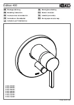 Preview for 1 page of KEUCO Edition 400 Series Mounting Instruction