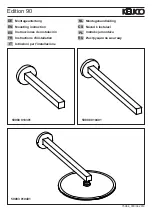 Preview for 1 page of KEUCO Edition 90 59088 010301 Mounting Instruction