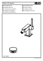 Preview for 1 page of KEUCO Edition 90 square 59109 010000 Mounting Instruction