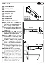 Preview for 1 page of KEUCO Plan Care 34905 0117 Series Instructions For Use Manual