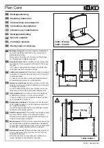 Preview for 1 page of KEUCO Plan Care 34981 Mounting Instruction