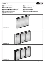 Preview for 1 page of KEUCO Royal L1 13604 17130 Series Instructions For Use Manual