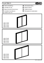 KEUCO Royal Match 12811 1713 Series Instructions For Use Manual предпросмотр