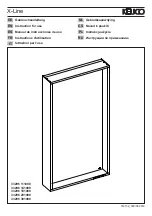 KEUCO X-Line 33296 1000 Series Instructions For Use Manual предпросмотр