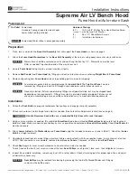 Preview for 3 page of Kewaunee LV05 Installation Instructions Manual