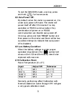 Предварительный просмотр 10 страницы Kewtech KEW301 Instruction Manual