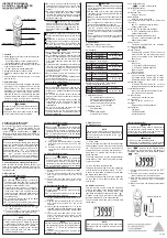 Preview for 2 page of Kewtech KT200 Instruction Manual