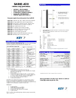 Key 7 SA840-A30 Installation Manual preview