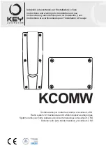 Key Automation 900COMRX Instructions And Warnings For Installation And Use предпросмотр