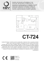 Key Automation 900CT-724S Instructions And Warnings For Installation And Use предпросмотр