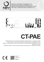 Предварительный просмотр 1 страницы Key Automation 900CT-PAE Instructions And Warnings For Installation And Use