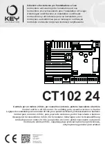 Предварительный просмотр 1 страницы Key Automation CT102 24 Instructions And Warnings For Installation And Use