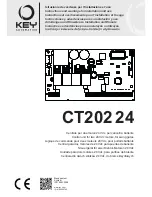 Key Automation CT202 24 Instructions And Warnings For Installation And Use предпросмотр