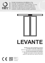 Preview for 1 page of Key Automation LEVANTE Instructions And Warnings For Installation And Use