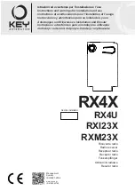 Предварительный просмотр 1 страницы Key Automation RX4U Instructions And Warnings For Installation And Use