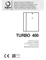 Key Automation TURBO 400 Instructions And Warnings For Installation And Use preview