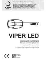 Key Automation VIPER LED VIP10 Installation And Use Instructions Manual preview