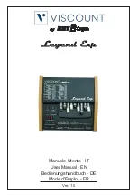 Preview for 1 page of Key B Organ Viscount Legend Exp User Manual