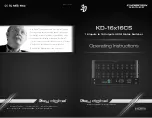 Предварительный просмотр 1 страницы Key Digital Champion KD-16x16CS Operating Instructions Manual