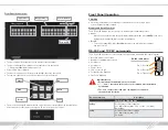 Предварительный просмотр 4 страницы Key Digital Champion KD-16x16CS Operating Instructions Manual