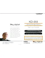 Key Digital Champion KD-4X4 Setup Manual предпросмотр