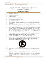 Preview for 2 page of Key Digital Digital Blaster KD-SDI1080P Operating Instructions Manual