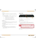 Preview for 4 page of Key Digital FatBOY KD-MSA8X8 Operating Instructions Manual