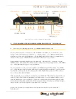 Preview for 9 page of Key Digital HDMI4x1 Operating Instructions Manual