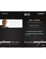 Предварительный просмотр 1 страницы Key Digital KD-4x2CS Champion Setup Manual