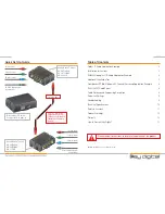 Предварительный просмотр 2 страницы Key Digital KD-C5CWP Operating Manual