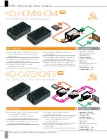 Preview for 1 page of Key Digital KD-CAT5XCAT5 Specifications