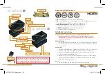 Preview for 3 page of Key Digital KD-CATHD150 Operating Instructions Manual