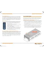 Preview for 5 page of Key Digital KD-CSW2X1 Operating Instructions Manual