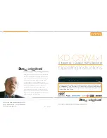 Key Digital KD-CSW4X1 Operating Instructions Manual preview