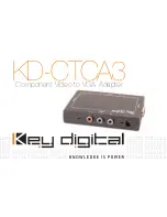 Preview for 1 page of Key Digital KD-CTCA3 User Manual