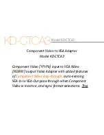 Preview for 2 page of Key Digital KD-CTCA3 User Manual