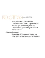 Preview for 12 page of Key Digital KD-CTCA3 User Manual