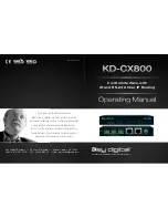 Key Digital KD-CX800 Operating Manual preview