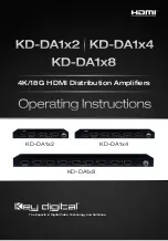 Preview for 1 page of Key Digital KD-DA1x2 Operating Instructions Manual